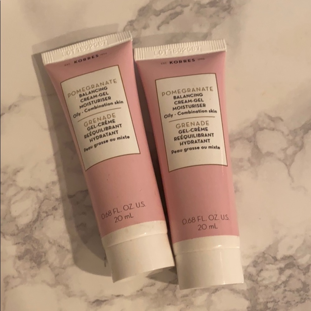 Korres pomegranate balancing cream gel moisturizer